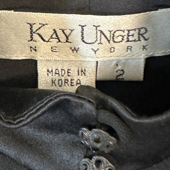 KAY UNGER Black Pantsuit - Picture 7 of 10